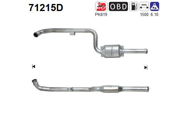 Catalizzatore - 71215D AS