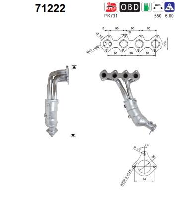 Catalizzatore - 71222 AS