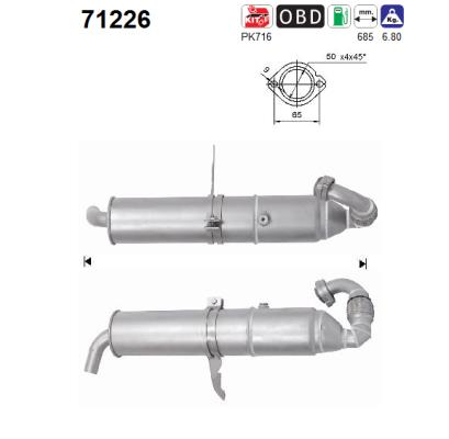 Catalytic Converter - 71226 AS