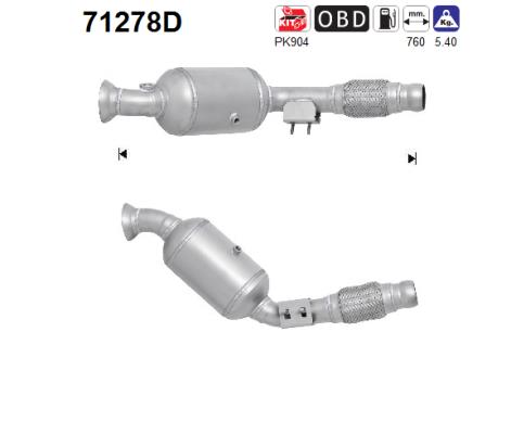 Catalizzatore - 71278D AS