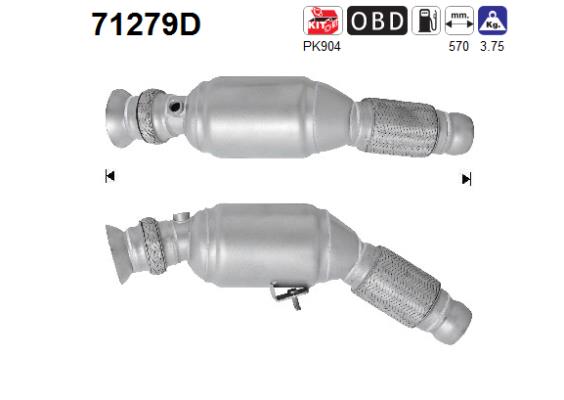 Catalizzatore - 71279D AS