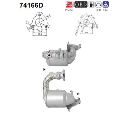 Catalizzatore - 74166D AS