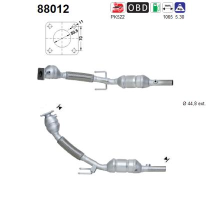 Catalizzatore - 88012 AS
