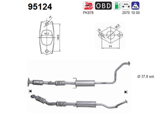 Catalizzatore - 95124 AS