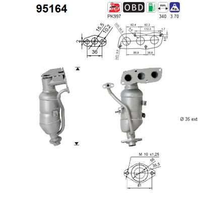 Catalizzatore - 95164 AS
