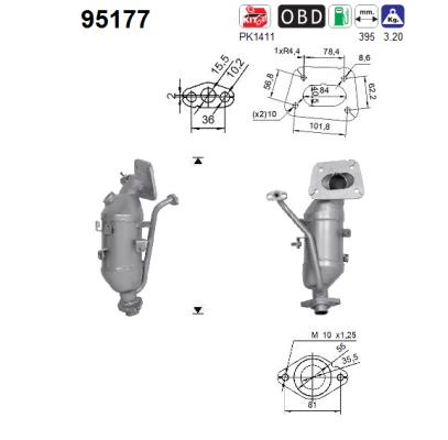 Catalizzatore - 95177 AS