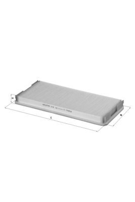 Filter, interior air - LA 83 MAHLE