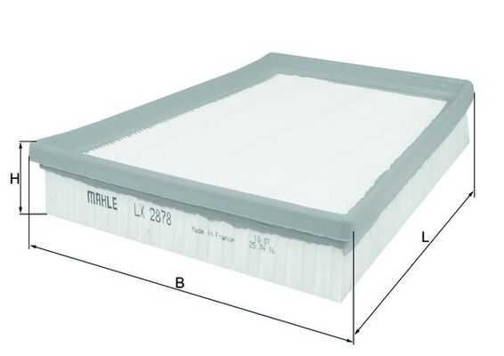 oro filtras - LX 2878 MAHLE