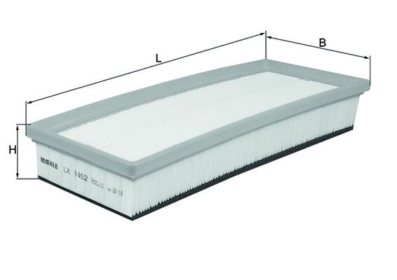 oro filtras - LX 1452 MAHLE