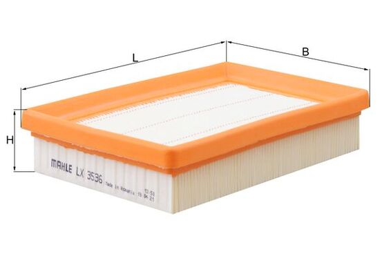 Filtro aria - LX 3536 MAHLE