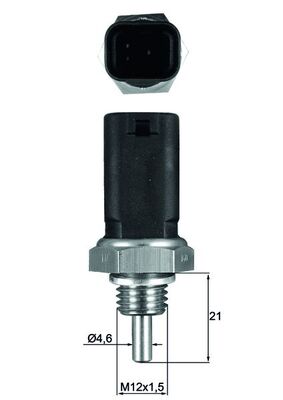 Sensore, Temperatura refrigerante - TSE 11 MAHLE