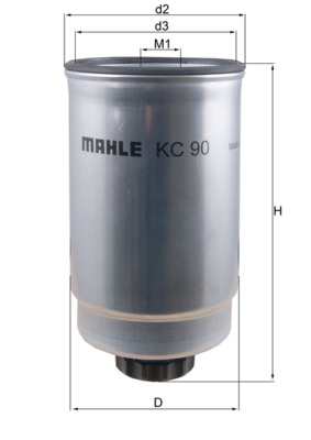 Fuel filter - KC 90 MAHLE
