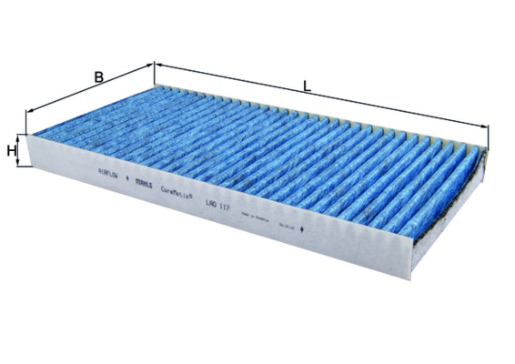 Filter, interior air - LAO 117 MAHLE