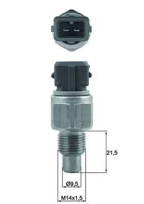 Sensor, coolant temperature - TSE 32 MAHLE