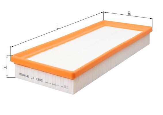 Filtro aria - LX 4205 MAHLE