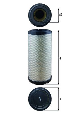 Air Filter - LX 1241 MAHLE