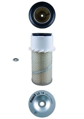 Luftfilter - LX 14 MAHLE