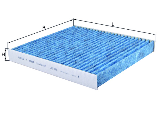 Filter, interior air - LAO 888 MAHLE