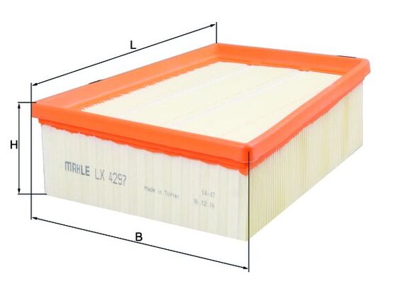 Filtro aria - LX 4297 MAHLE