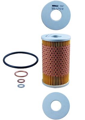 Oil Filter - OX 47D MAHLE
