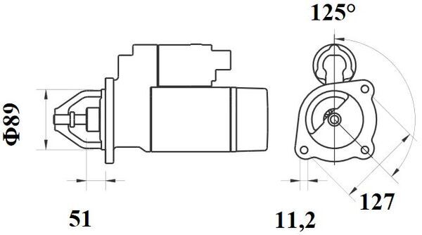 Starter - MS 753 MAHLE
