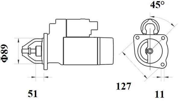 Стартер - MS 774 MAHLE