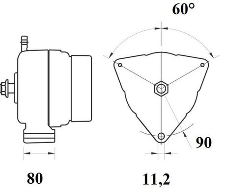 Alternator - MG 807 MAHLE