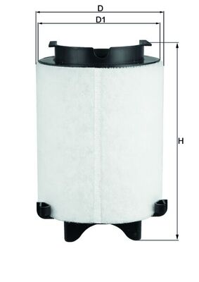 Air Filter - LX 1566/1 MAHLE
