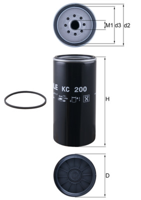 Топливный фильтр - KC 200 MAHLE