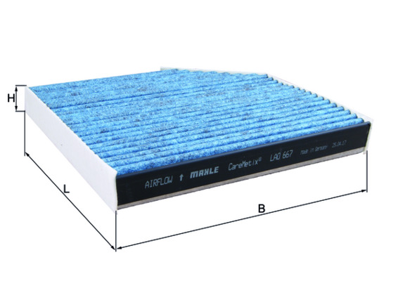 Filter, interior air - LAO 667 MAHLE