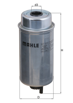 Filtro carburante - KC 227 MAHLE