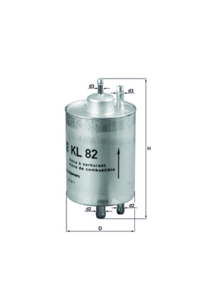 Топливный фильтр - KL 82 MAHLE