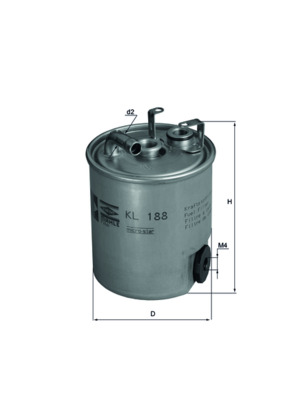 Fuel filter - KL 188 MAHLE