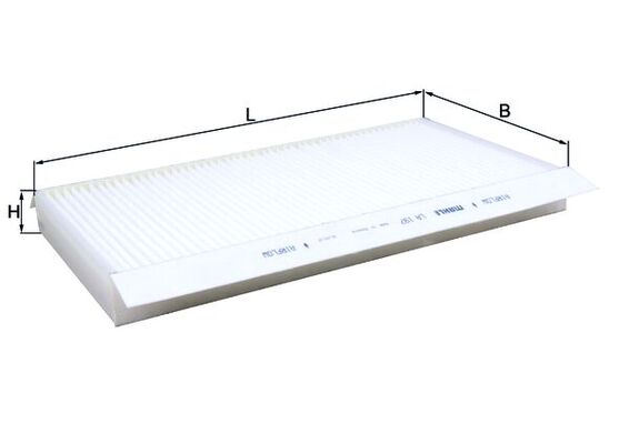 Filter, interior air - LA 197 MAHLE