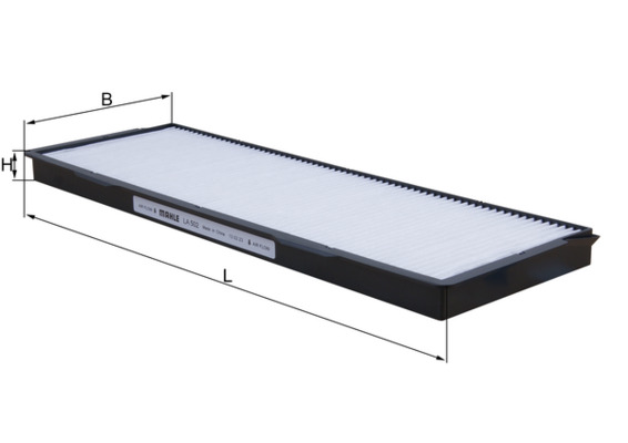 Filtro, Aria abitacolo - LA 502 MAHLE