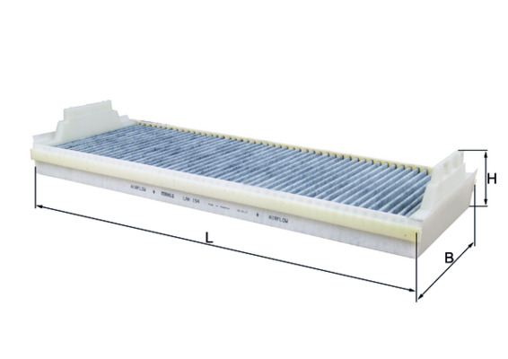 Filter, interior air - LAK 154 MAHLE