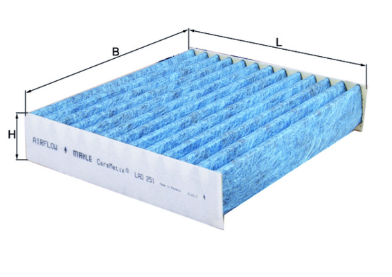 Filter, interior air - LAO 251 MAHLE