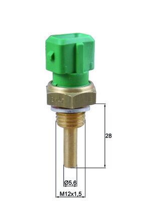 Sensor, coolant temperature - TSE 21 MAHLE