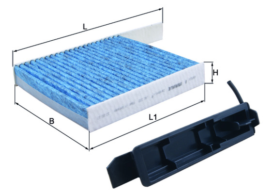 Filter, interior air - LAO 230 MAHLE