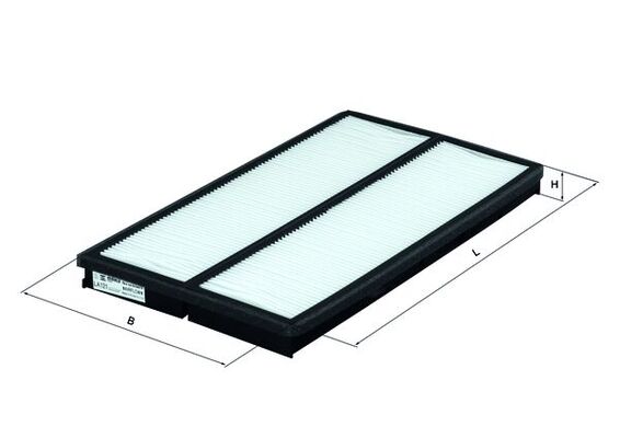 Filter, interior air - LA 121 MAHLE