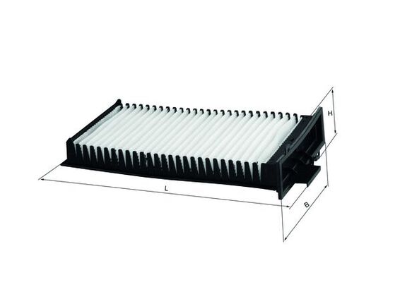 Filter, interior air - LA 127 MAHLE