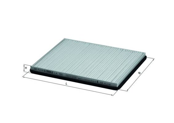 Filter, interior air - LA 130 MAHLE