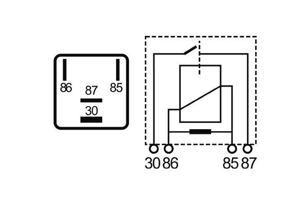 Relay, main current - MR 5 MAHLE