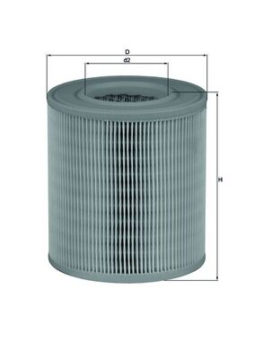 Air Filter - LX 1253 MAHLE