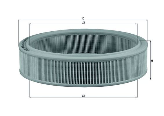Luftfilter - LX 853 MAHLE