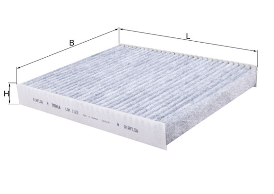 Filter, interior air - LAK 1123 MAHLE