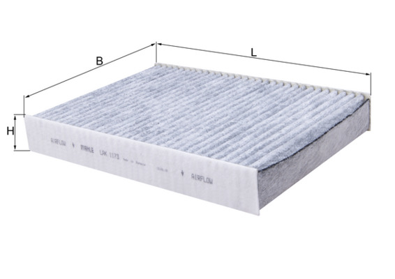 Filtro, Aria abitacolo - LAK 1173 MAHLE
