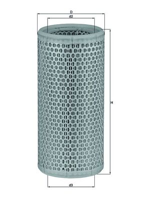 Luftfilter - LX 502 MAHLE