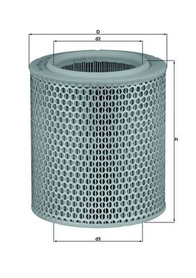Air Filter - LX 478/1 MAHLE