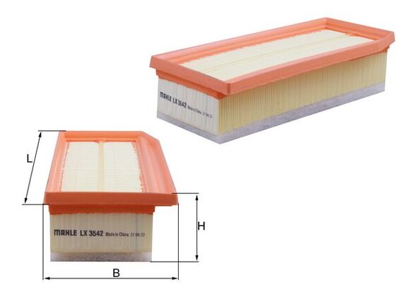 Air Filter - LX 3542 MAHLE